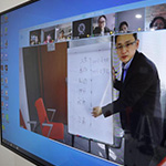 The world is a classroom-tile