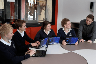 370x247 Students with laptops