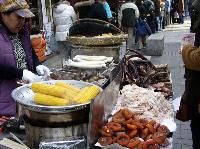 Street food stall in Seoul