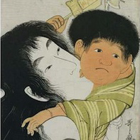Utamaro_Yama-uba_and_Kintaro