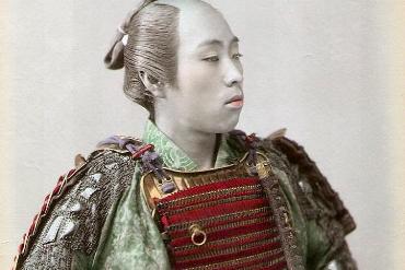 Japanese samurai circa 1890