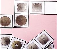 Singaporean and Japanese coins