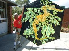 Duncraig_teacher_shows_Art_work