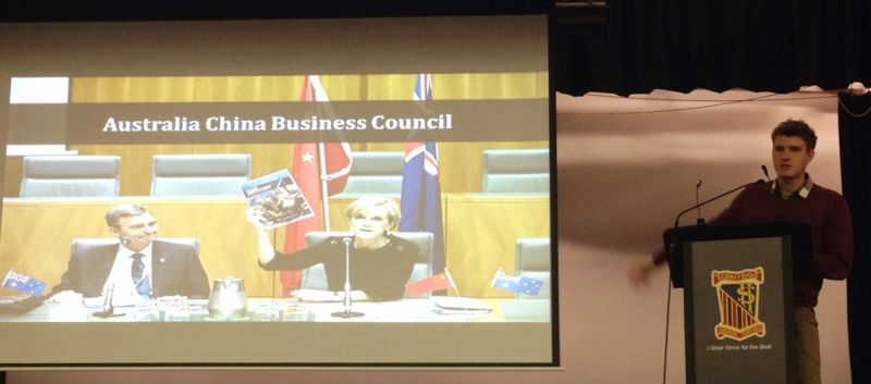 Andrew Blackie at Bonnyrigg High School